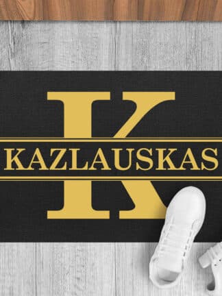 Asmeninis kilimėlis su jūsų pavarde