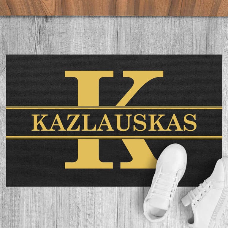 Asmeninis kilimėlis su jūsų pavarde