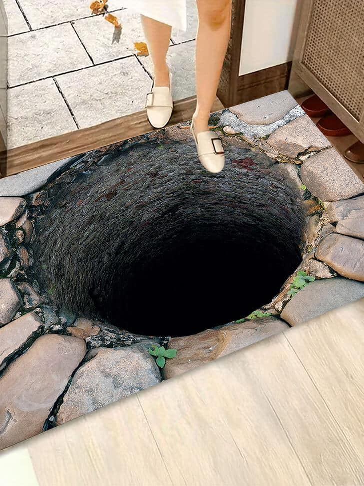 Durų kilimėlis – 3D iliuzija (75×45 cm)