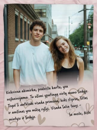 Personalizuota antklodė - Visada šalia tavęs