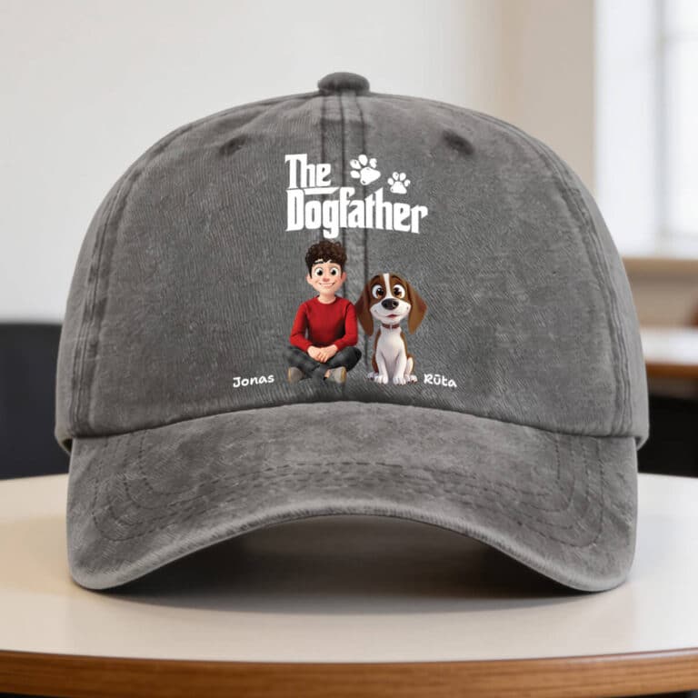 Personalizuota kepurė - The Dogfather